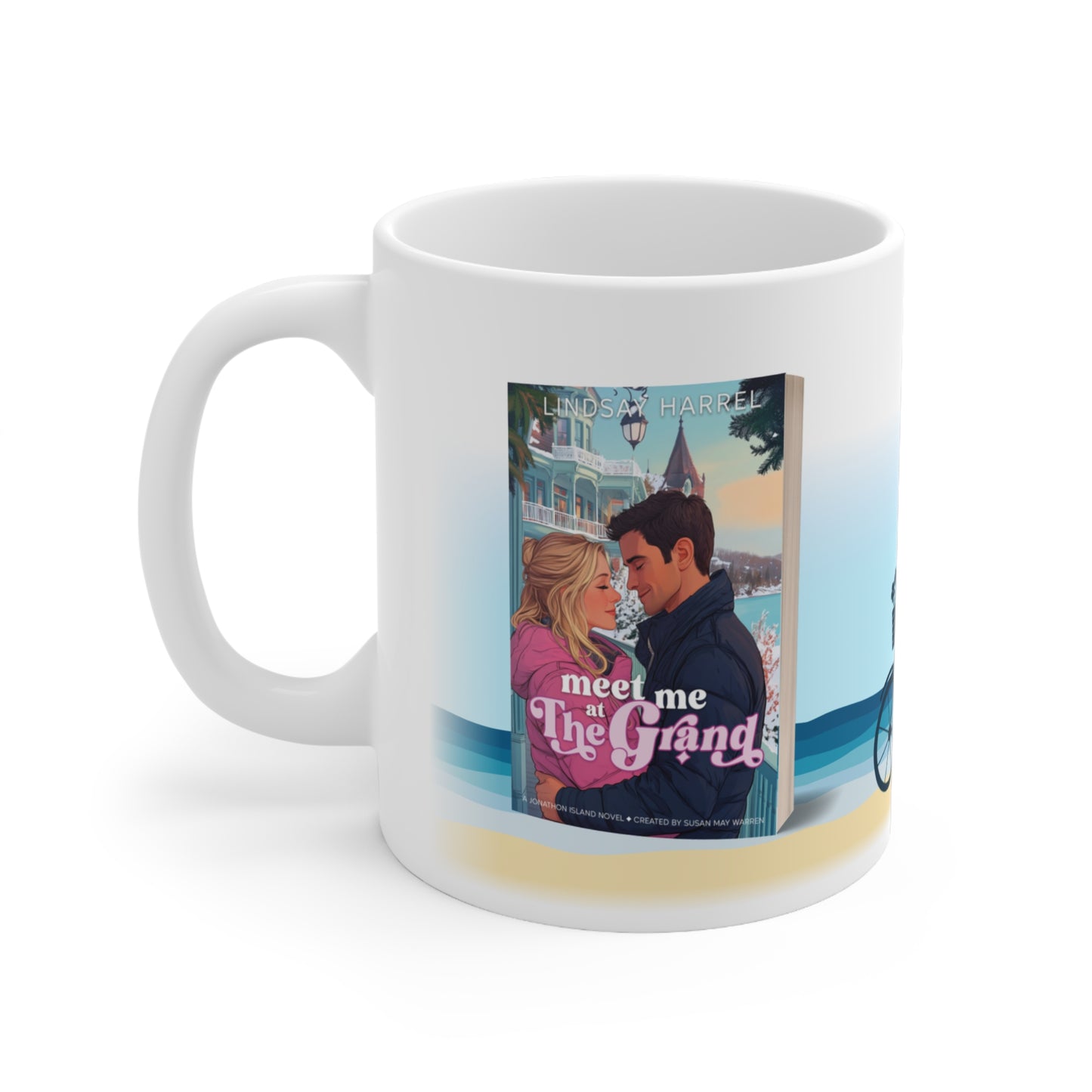 Jonathon Island-Meet Me at the Grand - White Mug 11oz