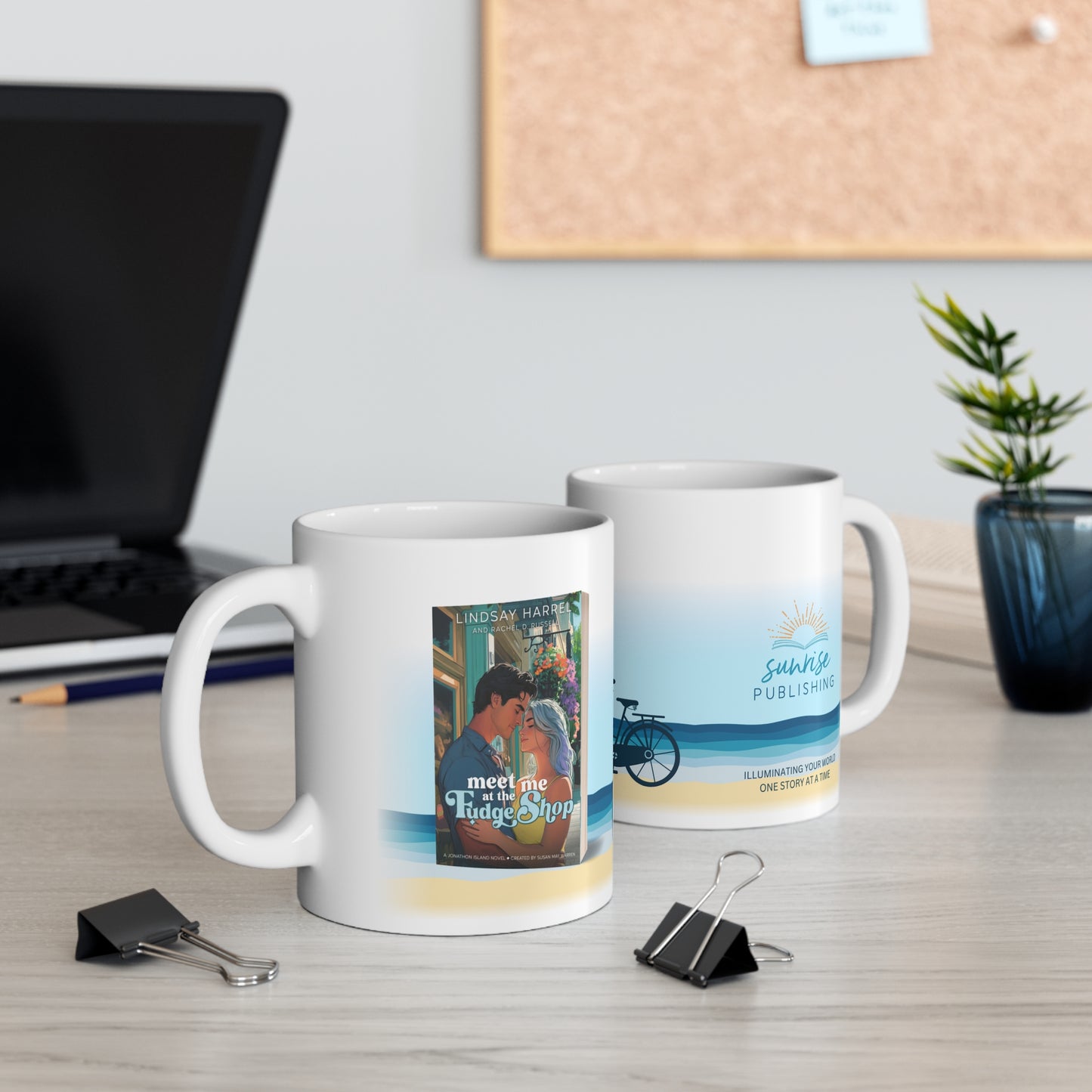 Jonathon Island-Meet Me at the Fudge Shop - White Mug 11oz