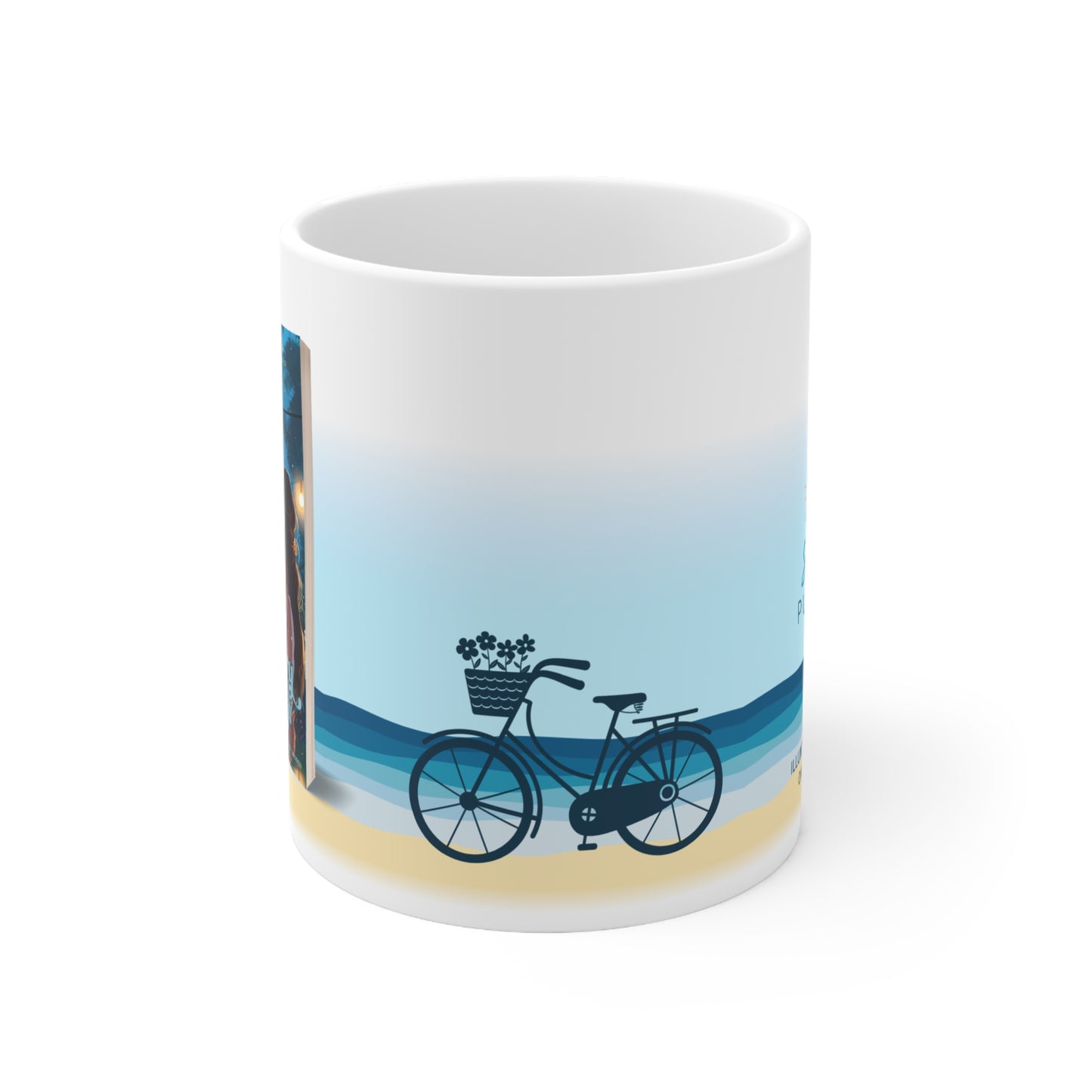 Jonathon Island-Meet Me on Blueberry Hill - White Mug 11oz