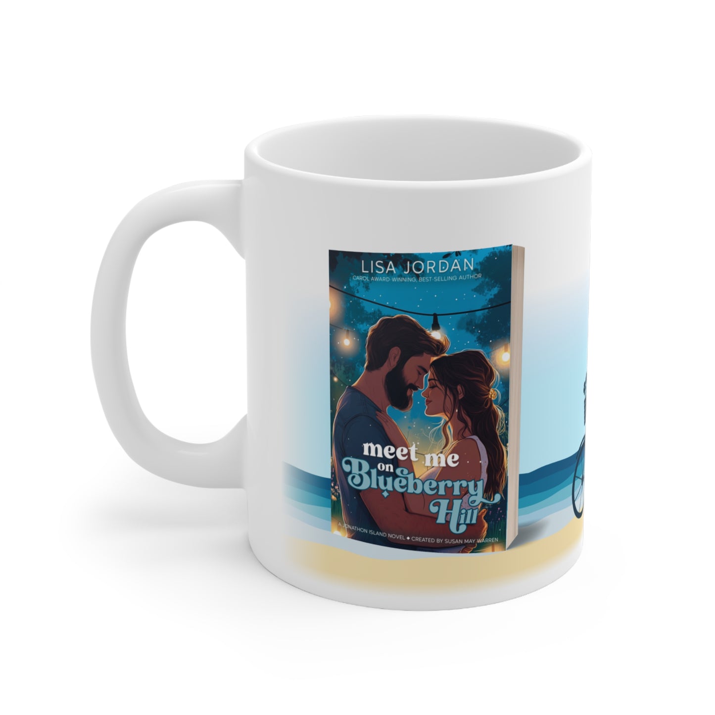 Jonathon Island-Meet Me on Blueberry Hill - White Mug 11oz
