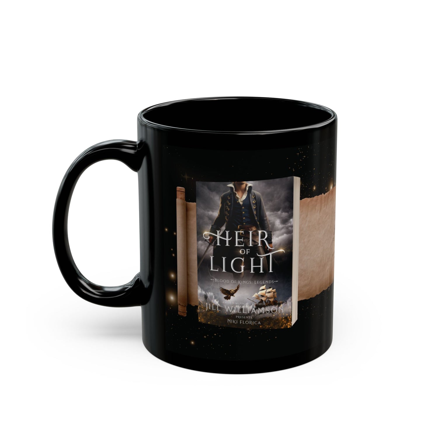 Heir of Light- Black Mug 11oz