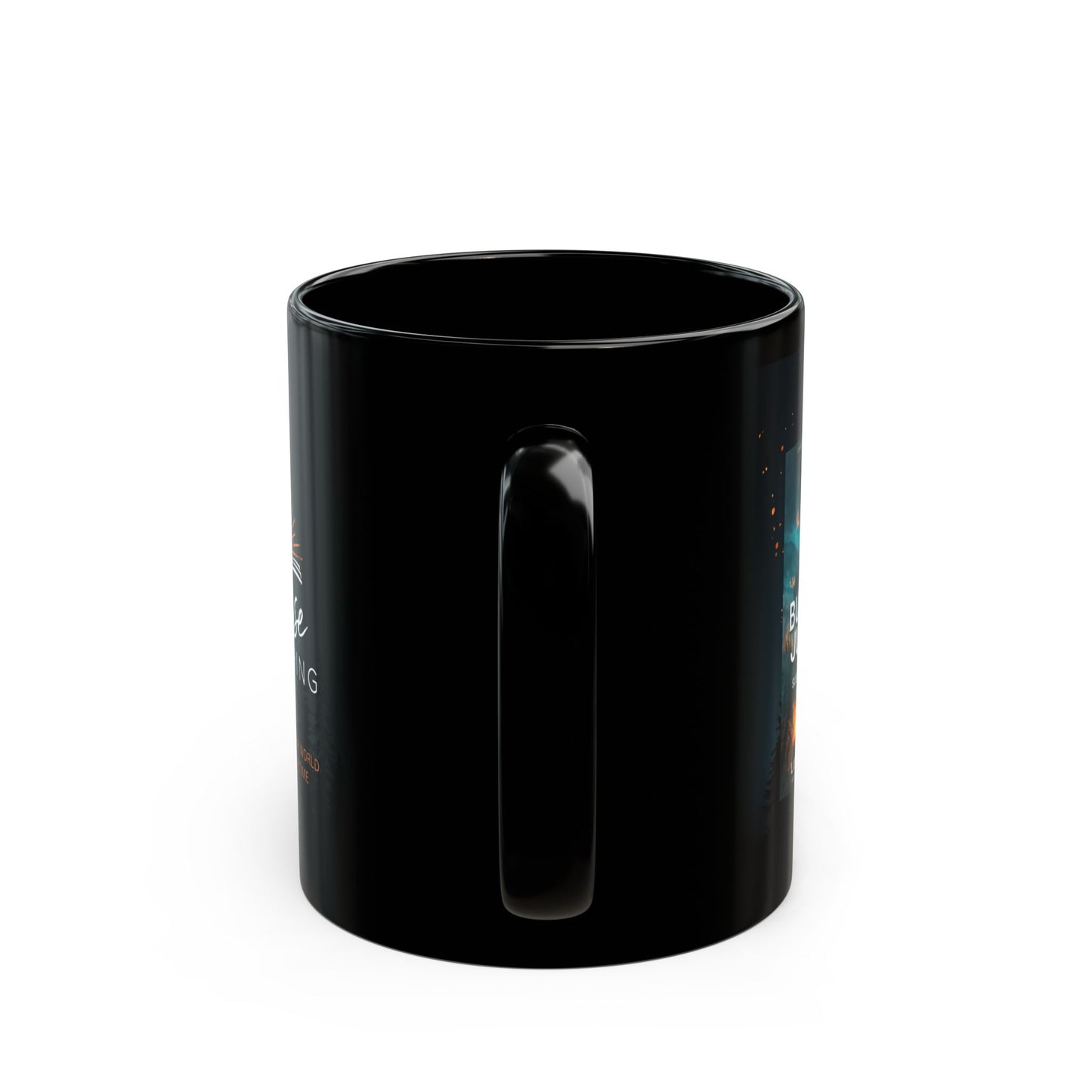 Burning Justice- Black Mug 11oz