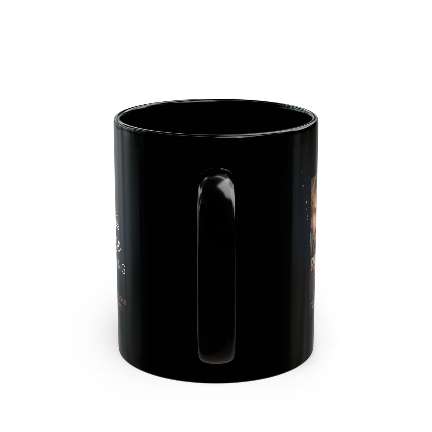 Rescued Faith - Black Mug 11oz