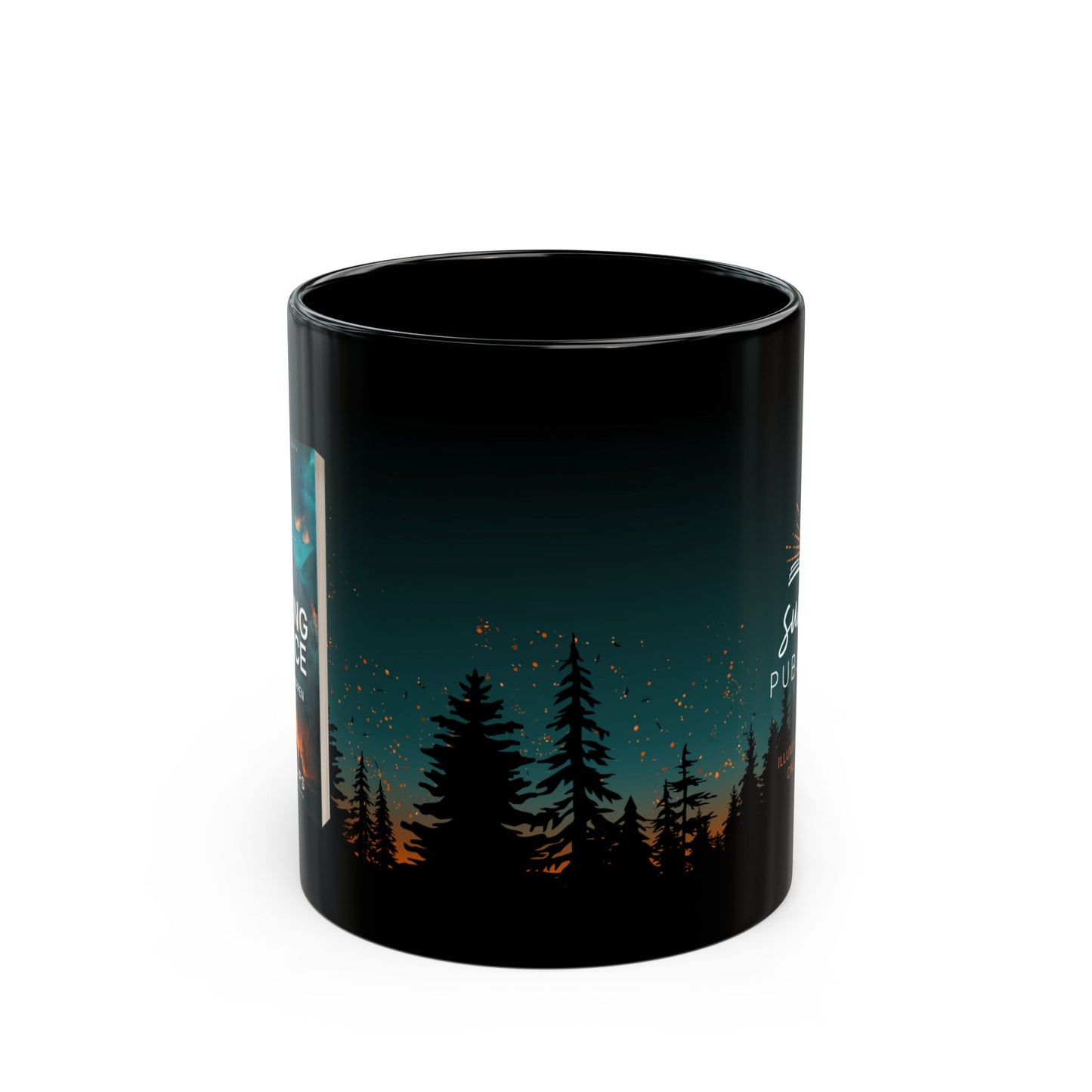 Burning Justice- Black Mug 11oz