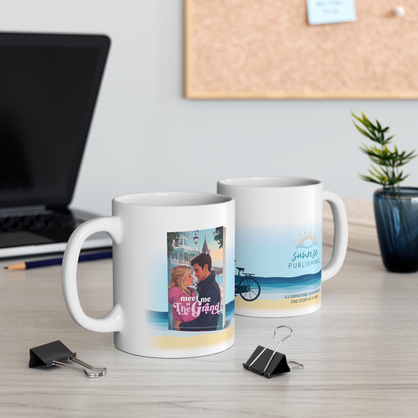 Jonathon Island-Meet Me at the Grand - White Mug 11oz