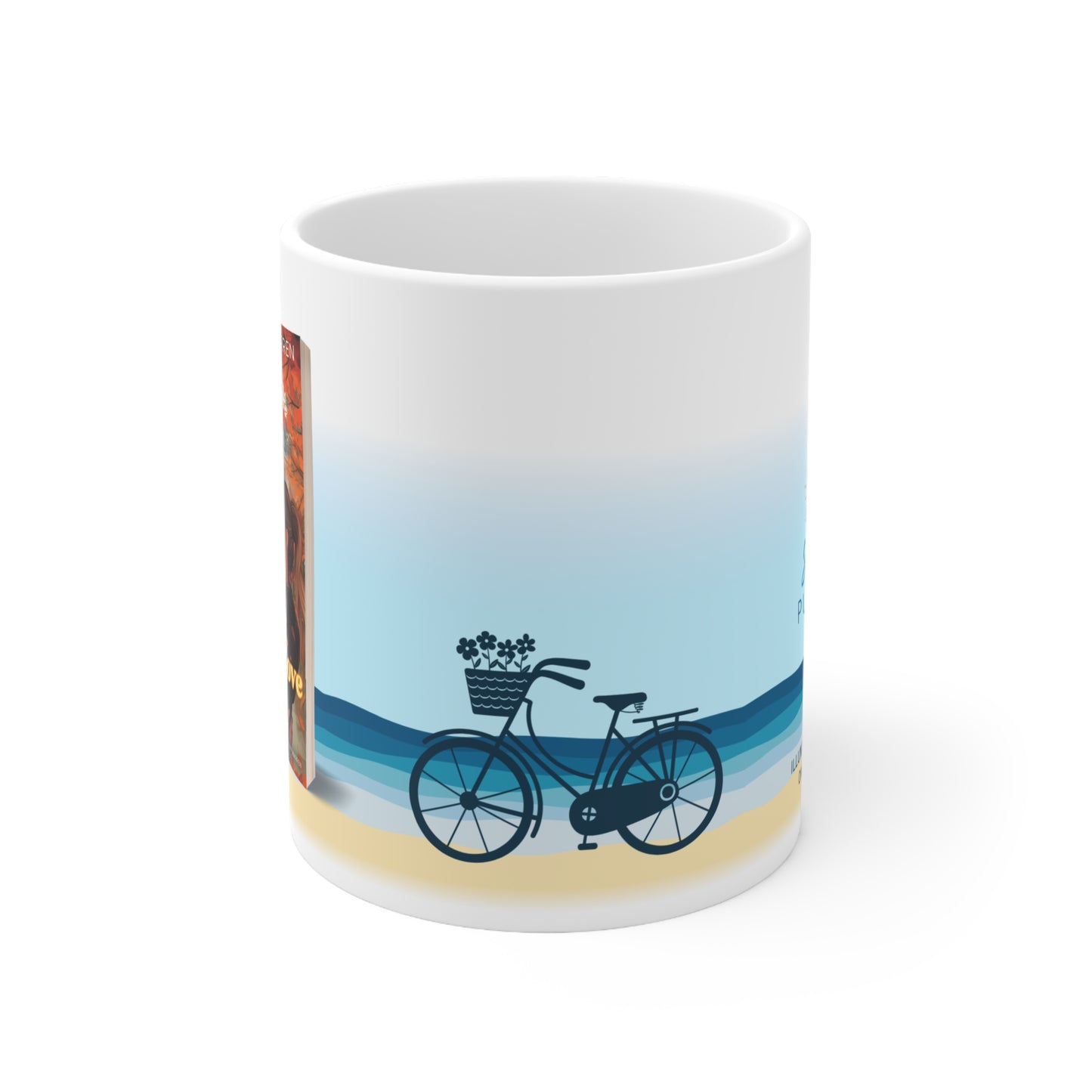 Jonathon Island-Meet Me at Sunset Cove - White Mug 11oz