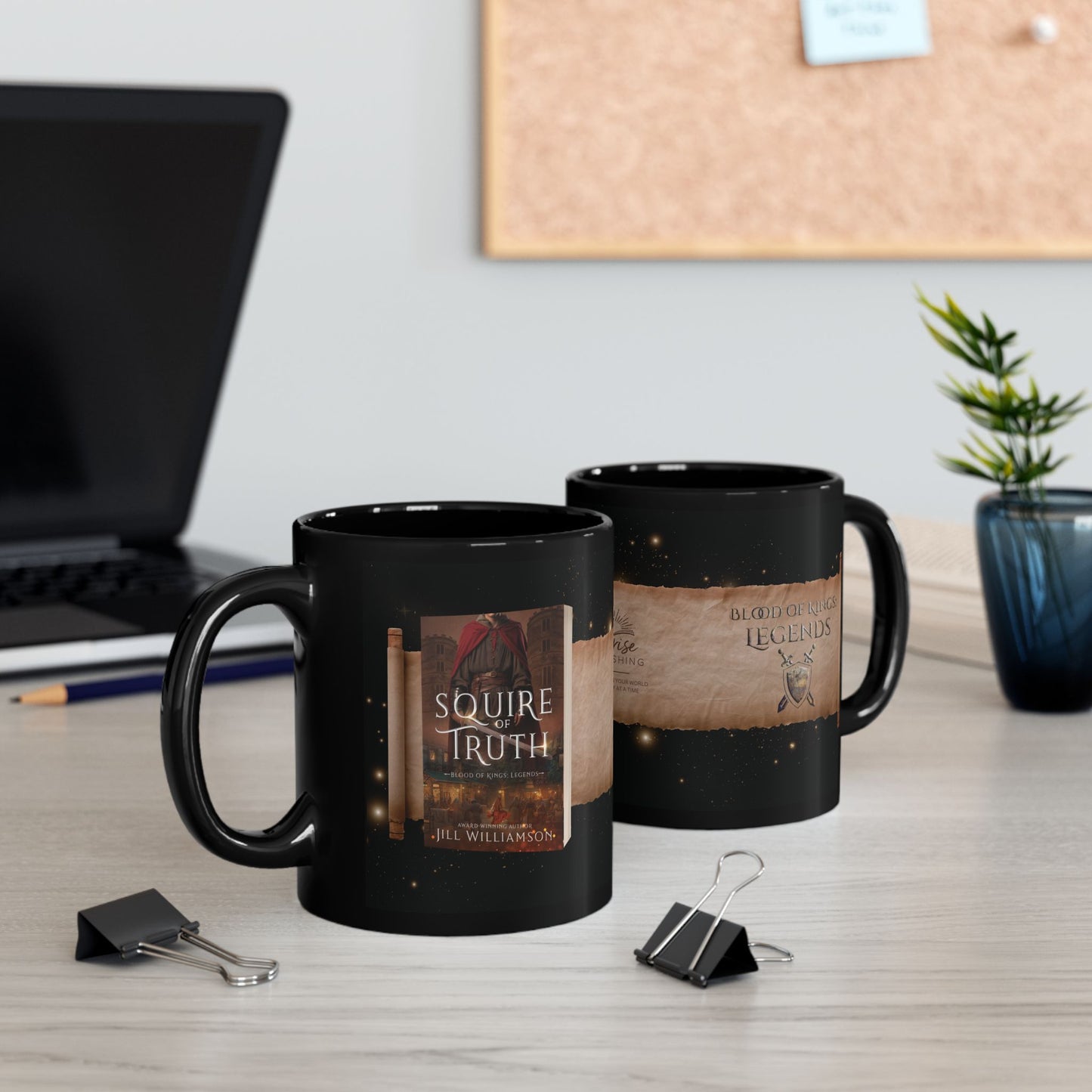 Squire of Truth - Black Mug 11oz