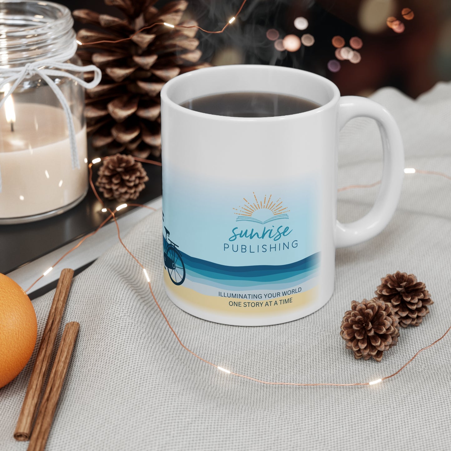 Jonathon Island-Meet Me on Blueberry Hill - White Mug 11oz