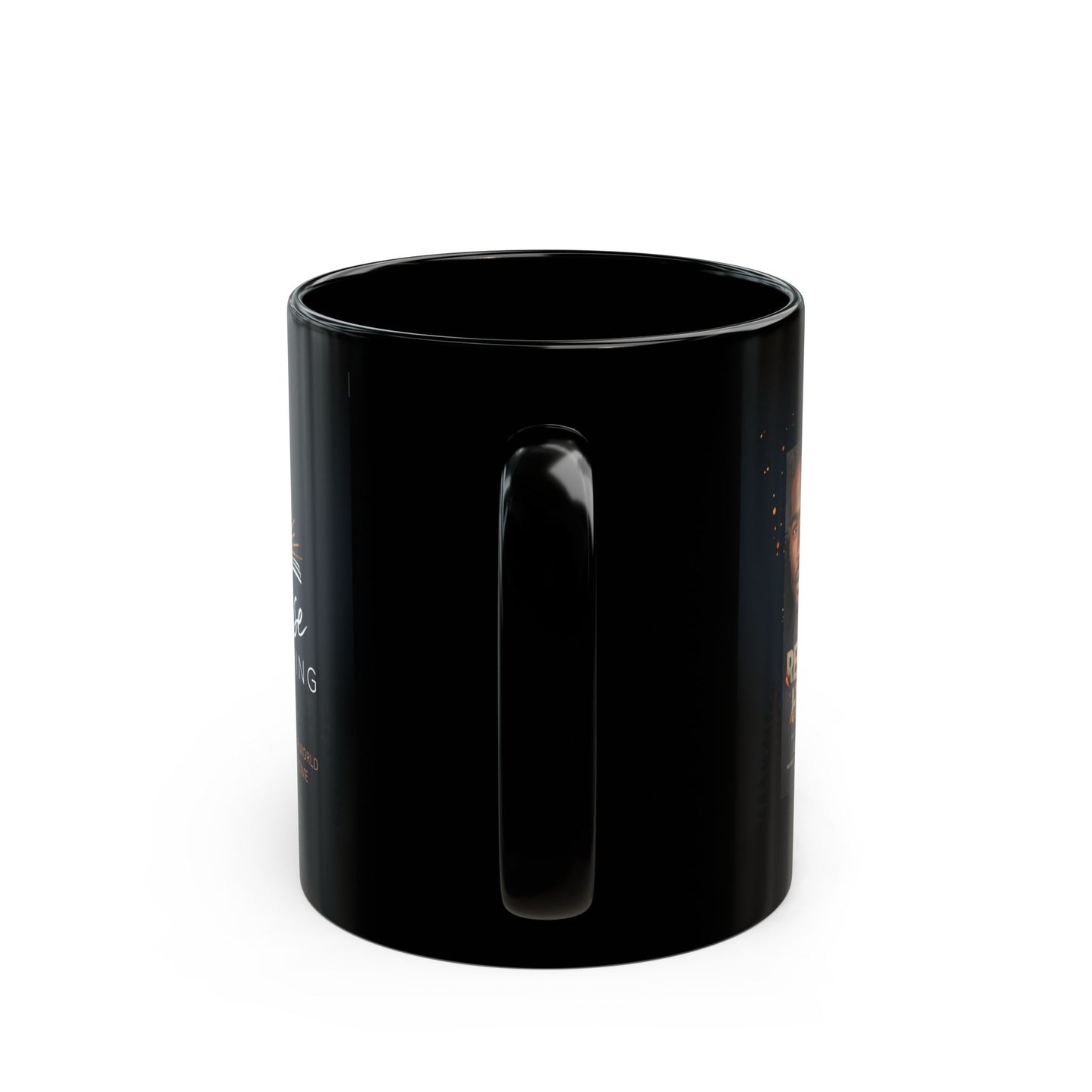 Rescued Heart- Black Mug 11oz