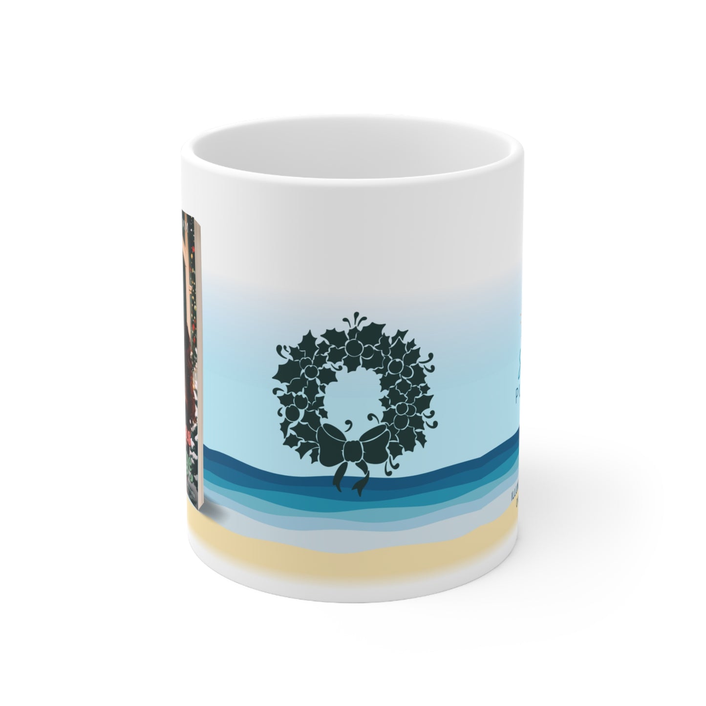 Jonathon Island-Meet Me at the Christmas Cottage - White Mug 11oz