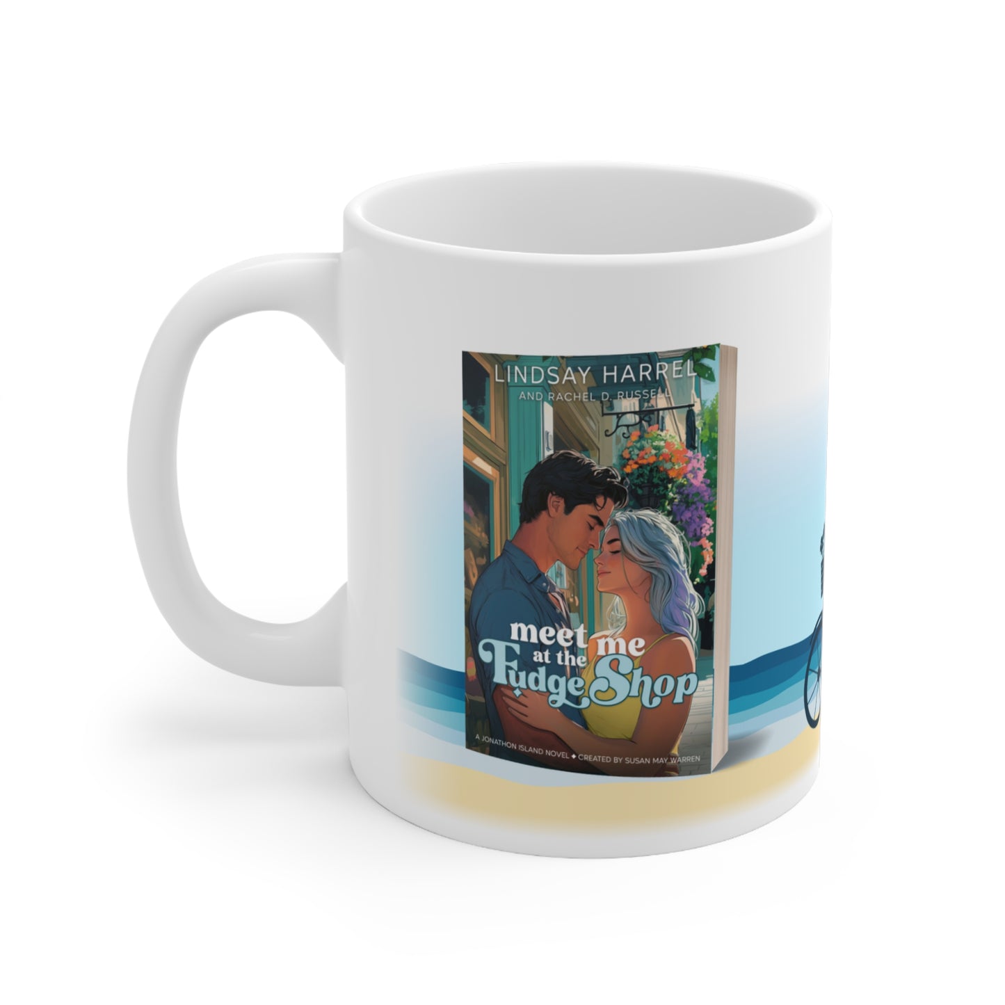 Jonathon Island-Meet Me at the Fudge Shop - White Mug 11oz