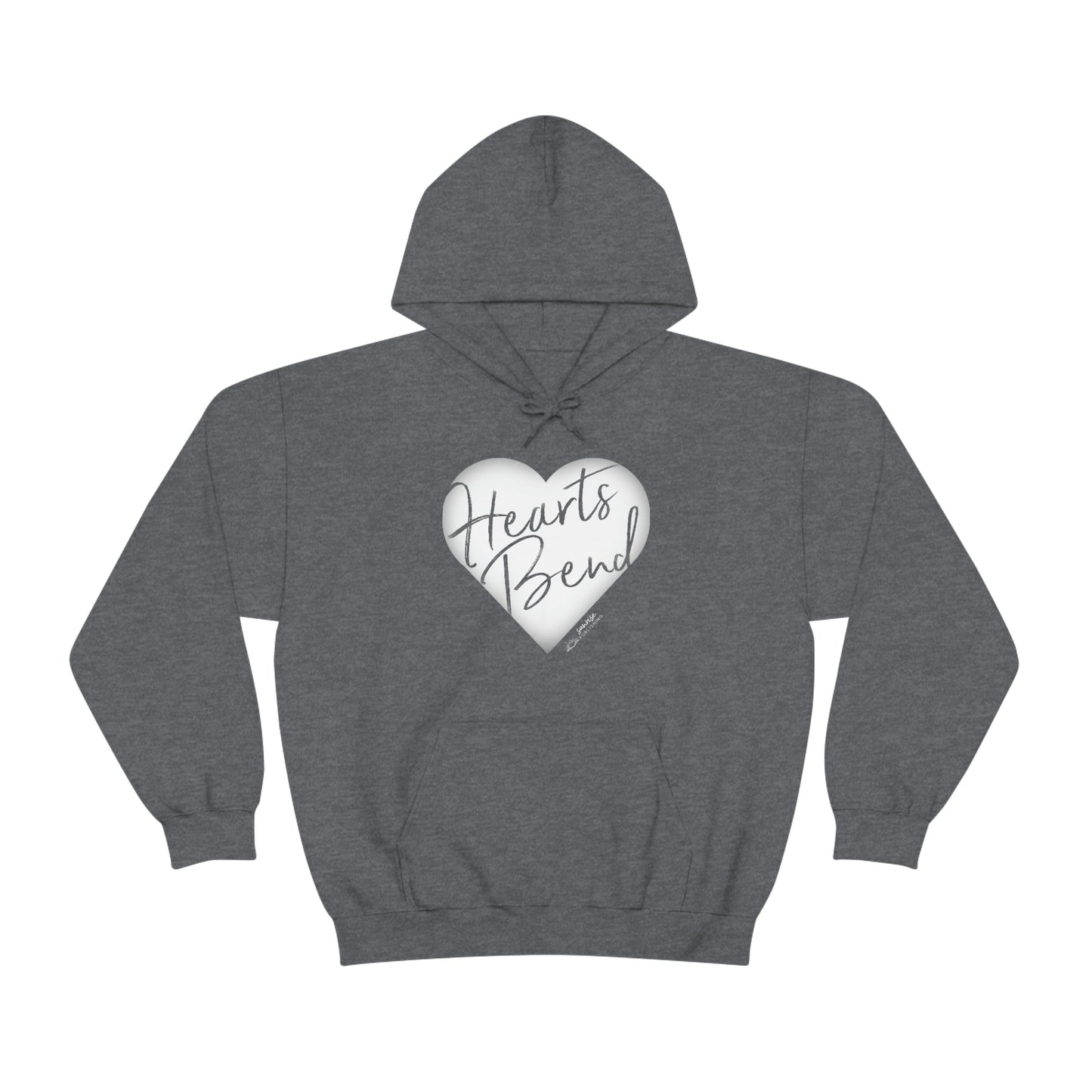 Hearts Bend- - Heavy Blend™ Hooded Sweatshirt