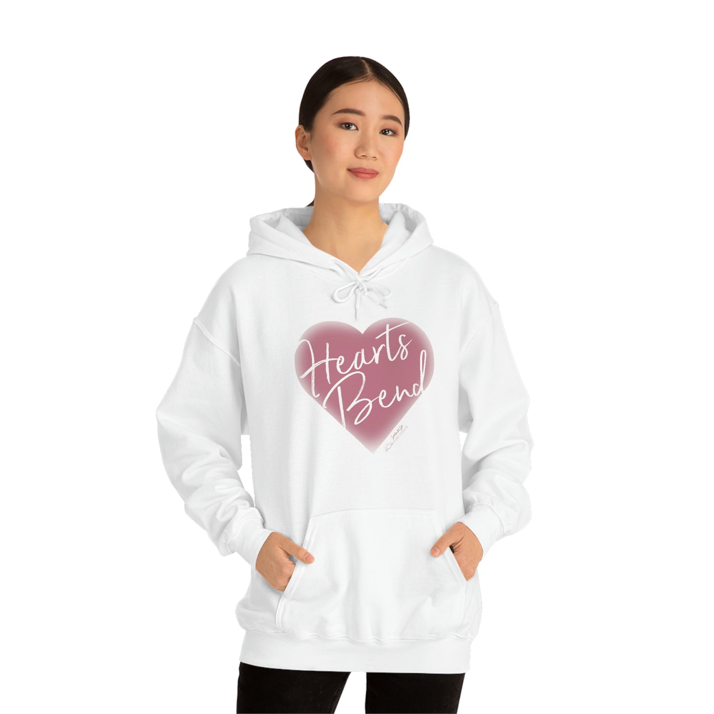 Hearts Bend- - Heavy Blend™ Hooded Sweatshirt