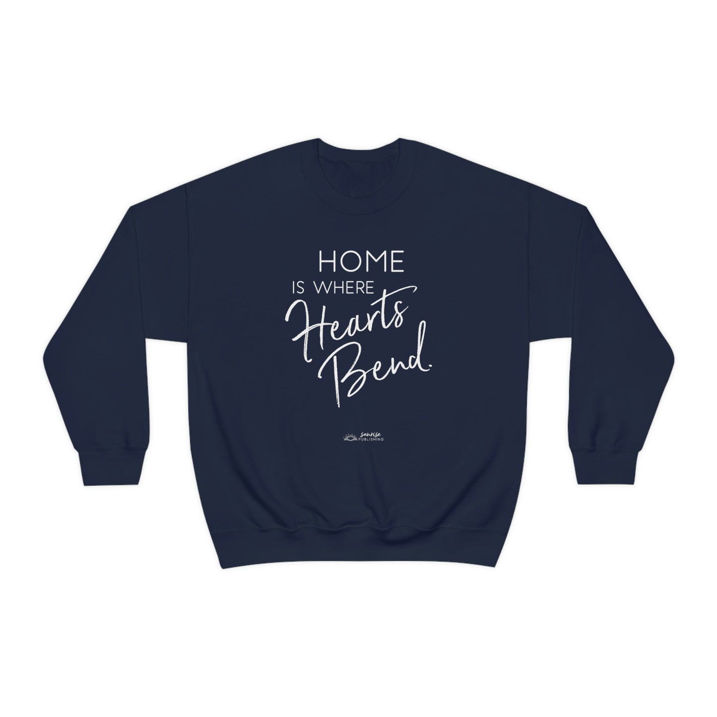 "Home is where the Heart Bends." - Unisex Heavy Blend™ Crewneck Sweatshirt
