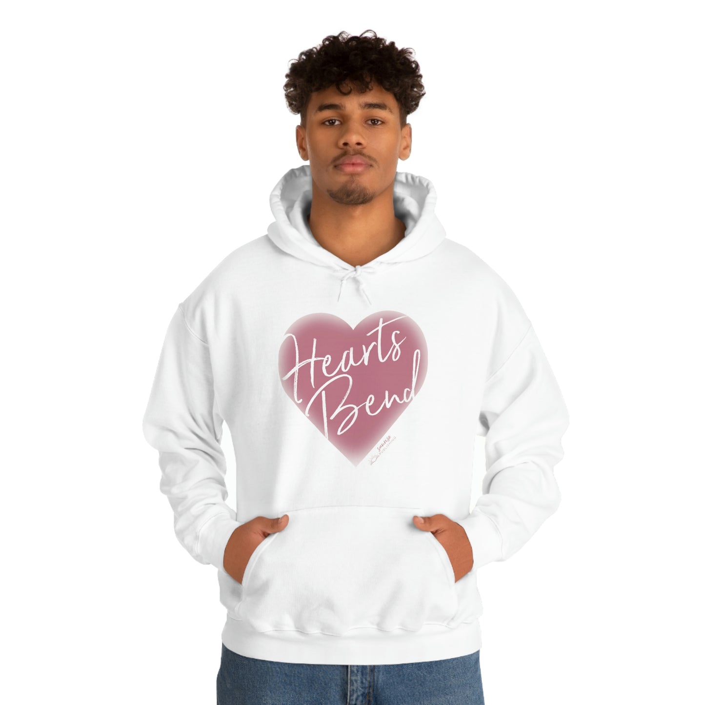Hearts Bend- - Heavy Blend™ Hooded Sweatshirt