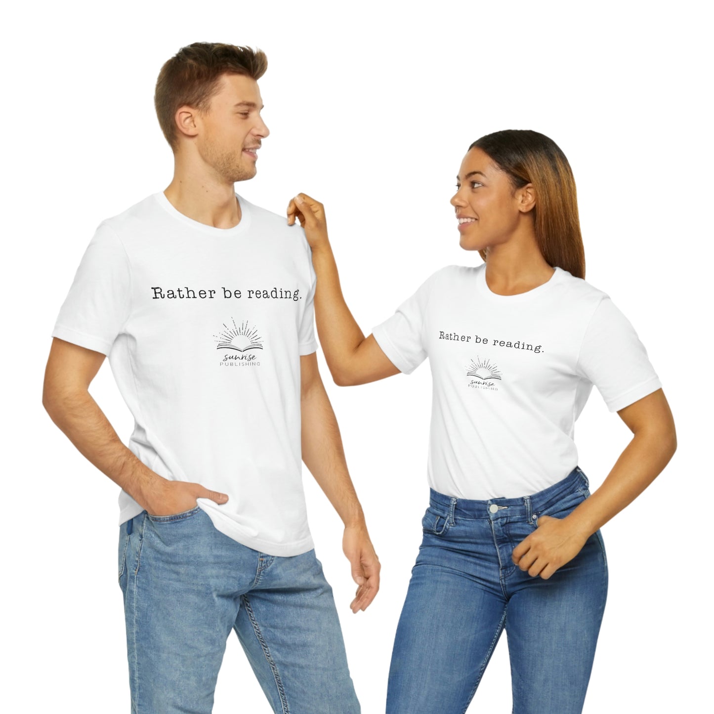 "Rather be reading." - Short Sleeve Tee
