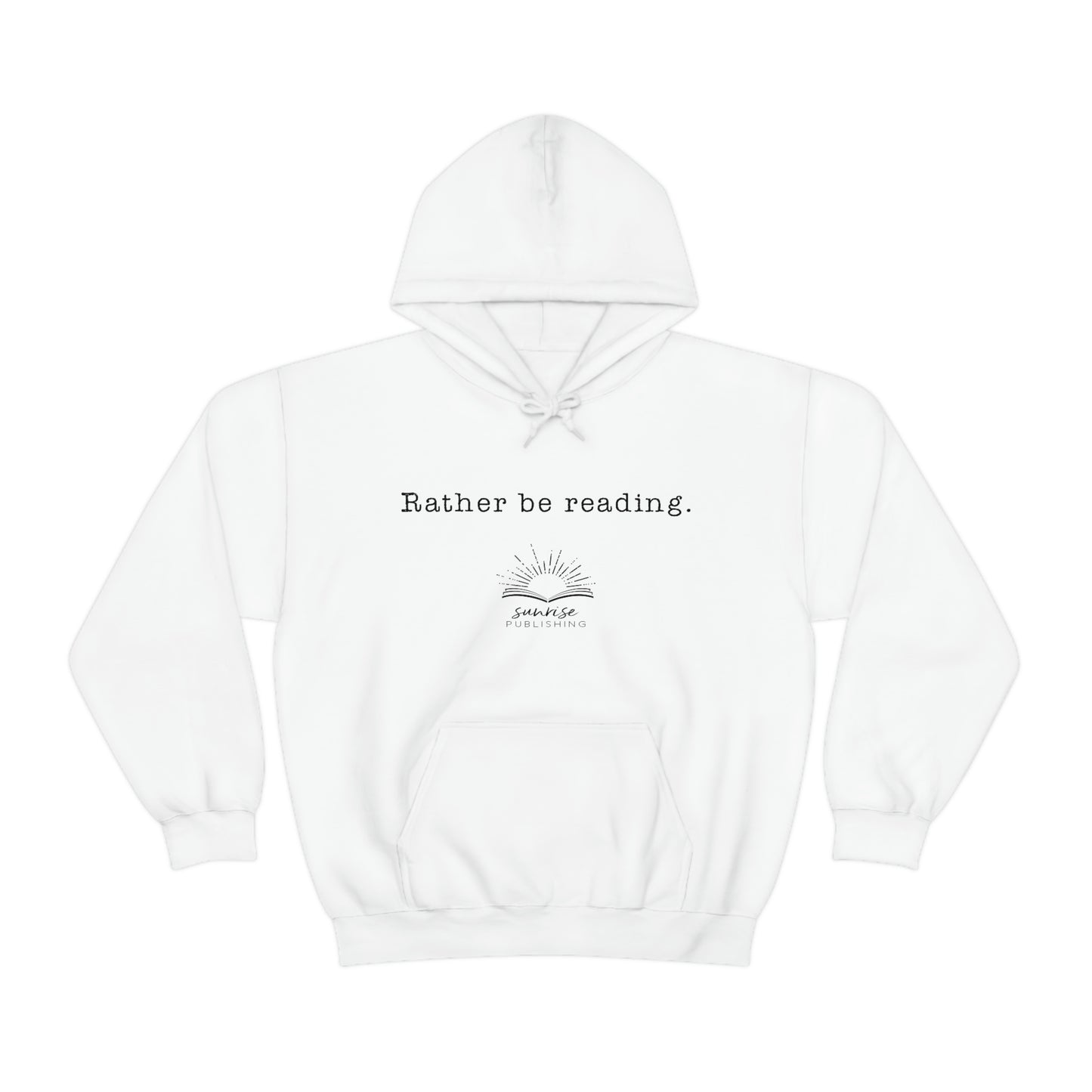 "Rather be Reading." - Heavy Blend™ Hooded Sweatshirt