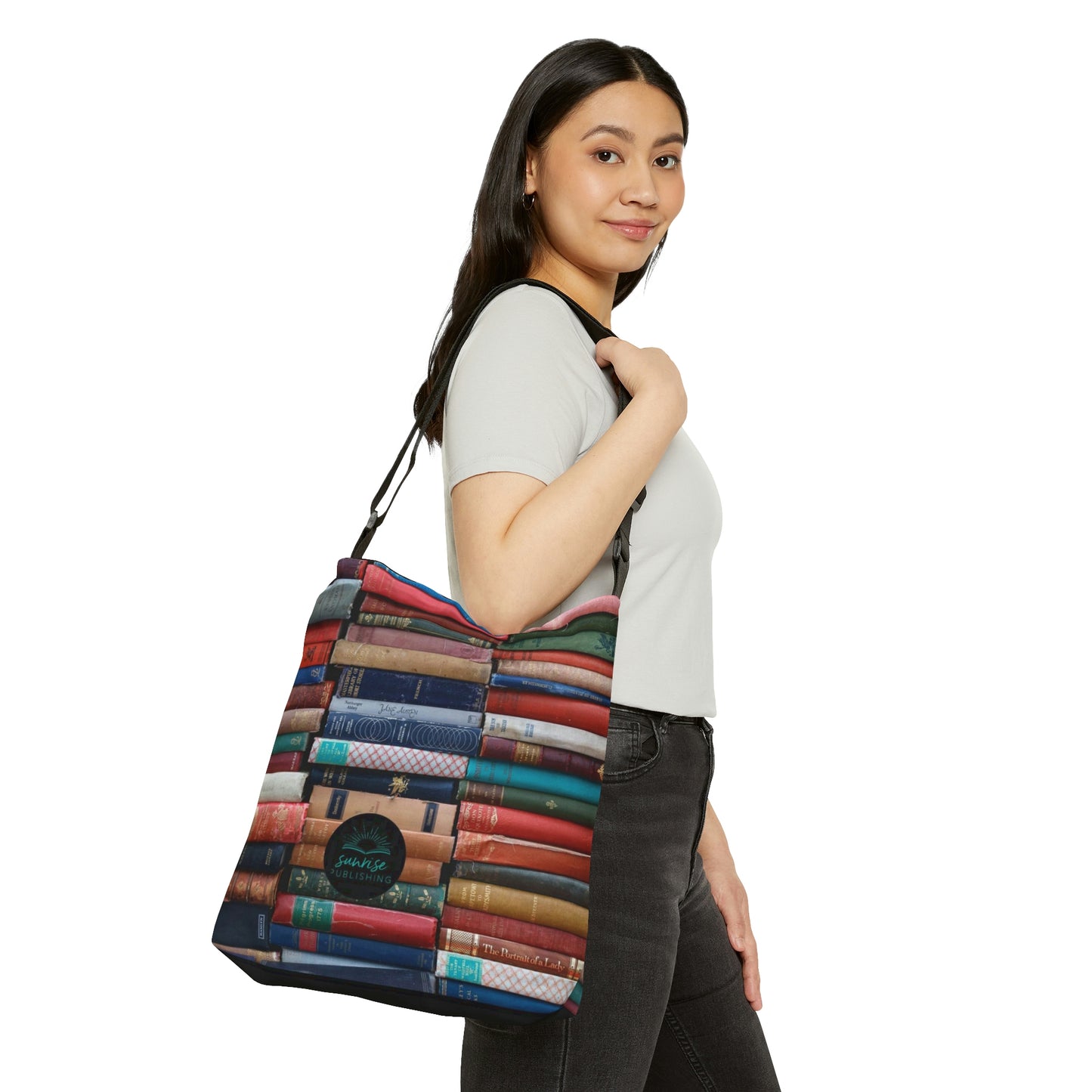 "If you don't like to read, you haven't found the right book." - Adjustable Tote Bag
