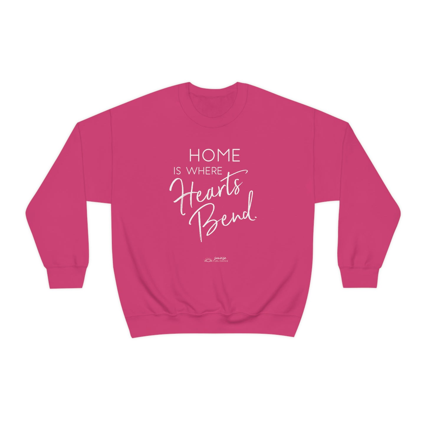 "Home is where the Heart Bends." - Unisex Heavy Blend™ Crewneck Sweatshirt