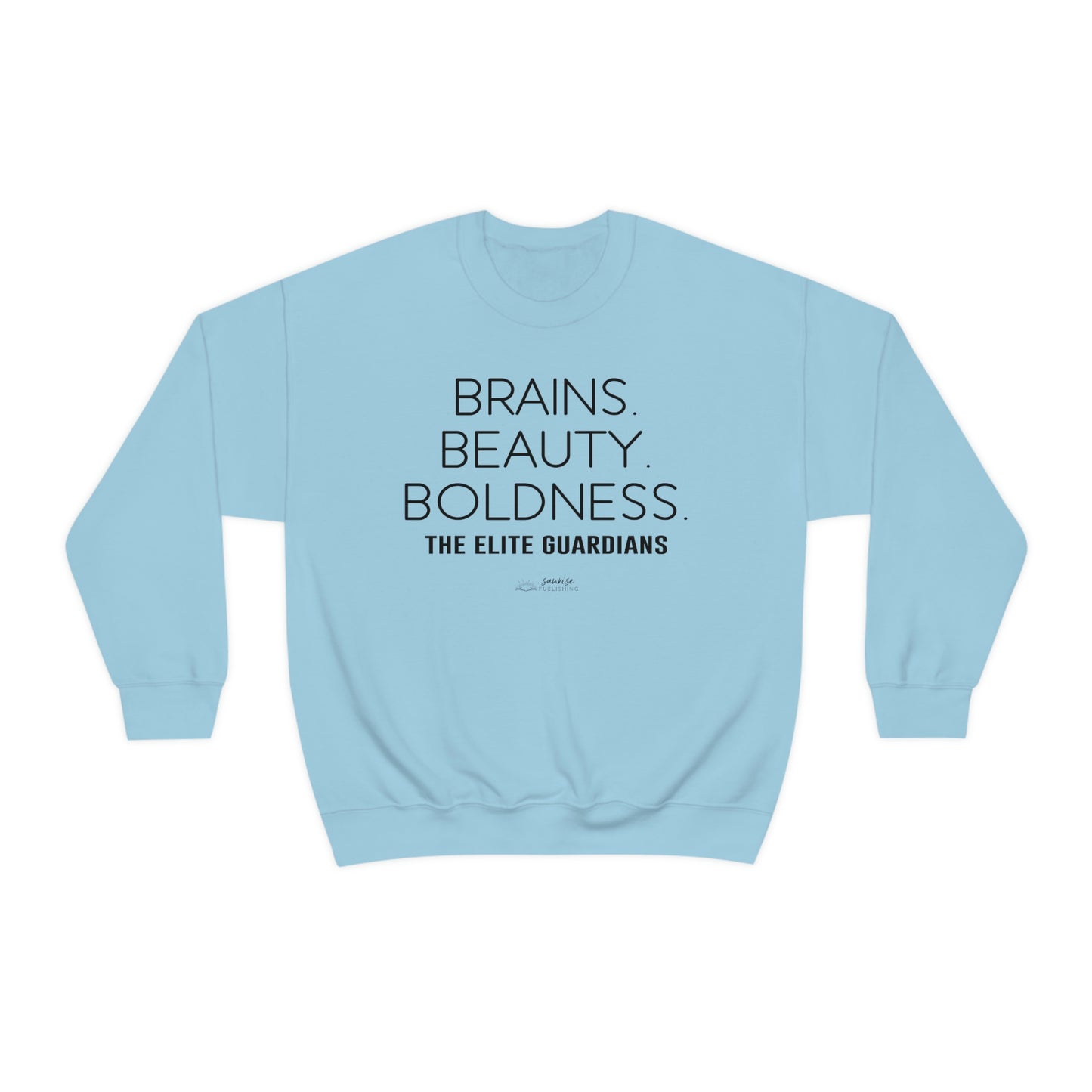 Elite Guardians "Brains. Beauty. Boldness." - Unisex Heavy Blend™ Crewneck Sweatshirt