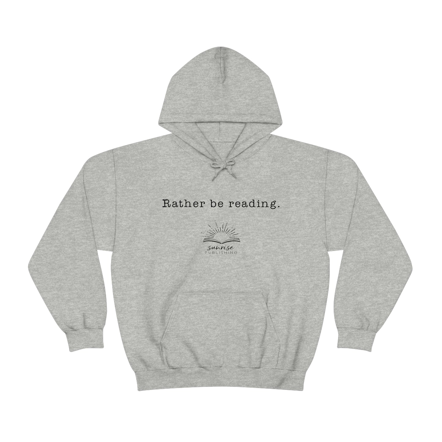 "Rather be Reading." - Heavy Blend™ Hooded Sweatshirt