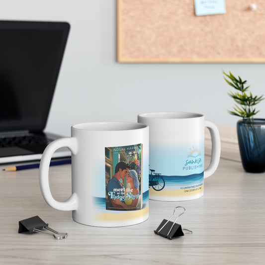 Jonathon Island-Meet Me at the Fudge Shop - White Mug 11oz