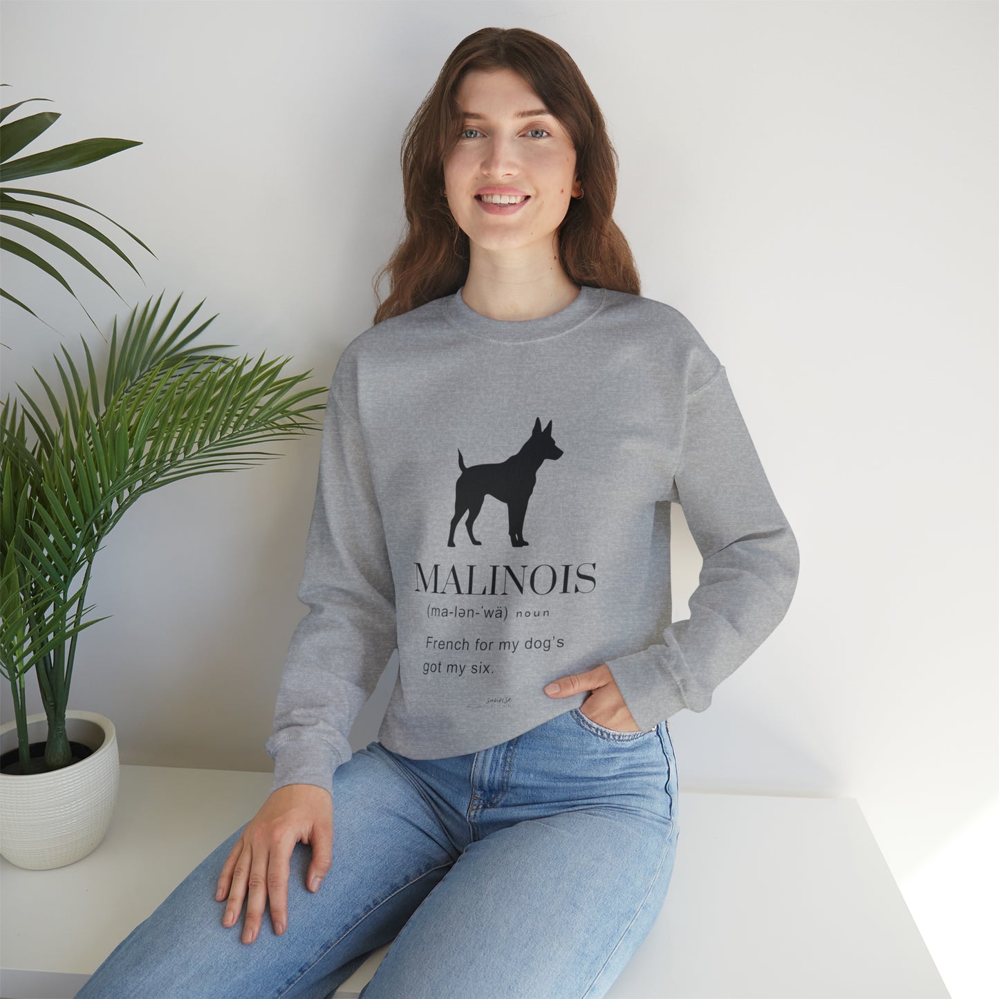 Malinois - Unisex Heavy Blend™ Crewneck Sweatshirt