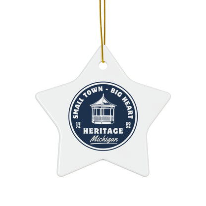 Small Town Big Heart - Heritage - Ceramic Ornament