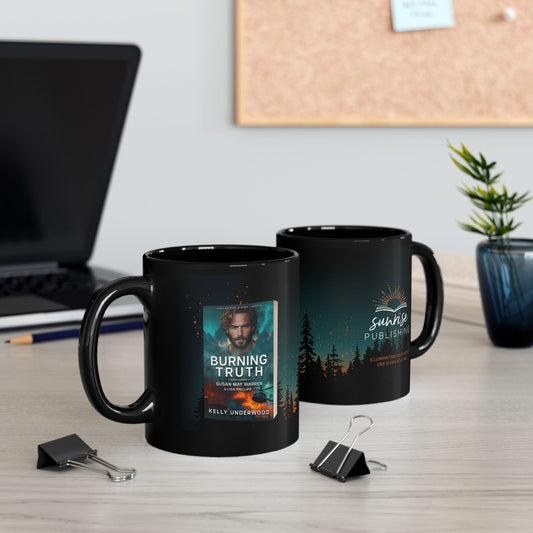 Burning Truth- Black Mug 11oz