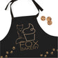 Fox Bakery Apron - BLACK