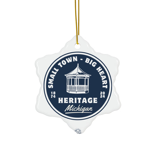 Small Town Big Heart - Heritage - Ceramic Ornament