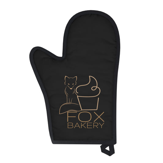 Fox Bakery Oven Mitt - BLACK