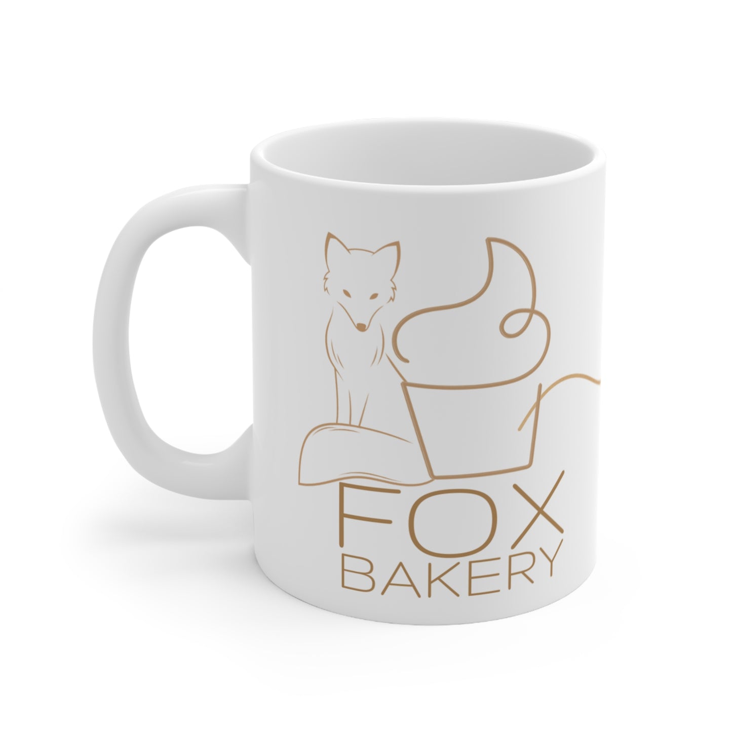 Fox Bakery....Love  - White Mug 11oz