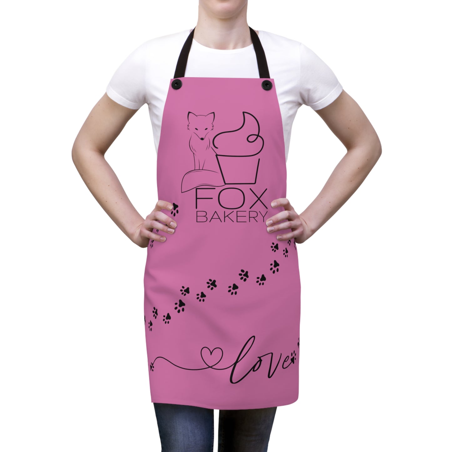 Copy of Fox Bakery Apron - PINK