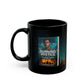 Burning Justice- Black Mug 11oz