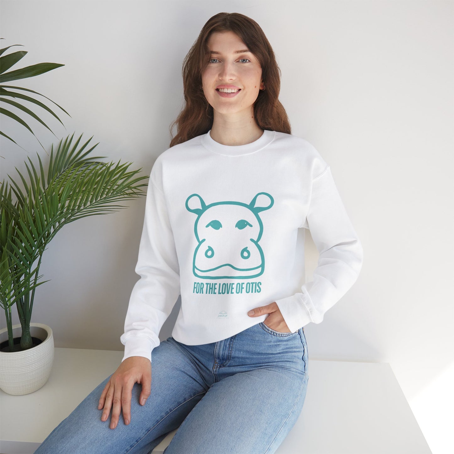 For the Love of Otis - Unisex Heavy Blend™ Crewneck Sweatshirt