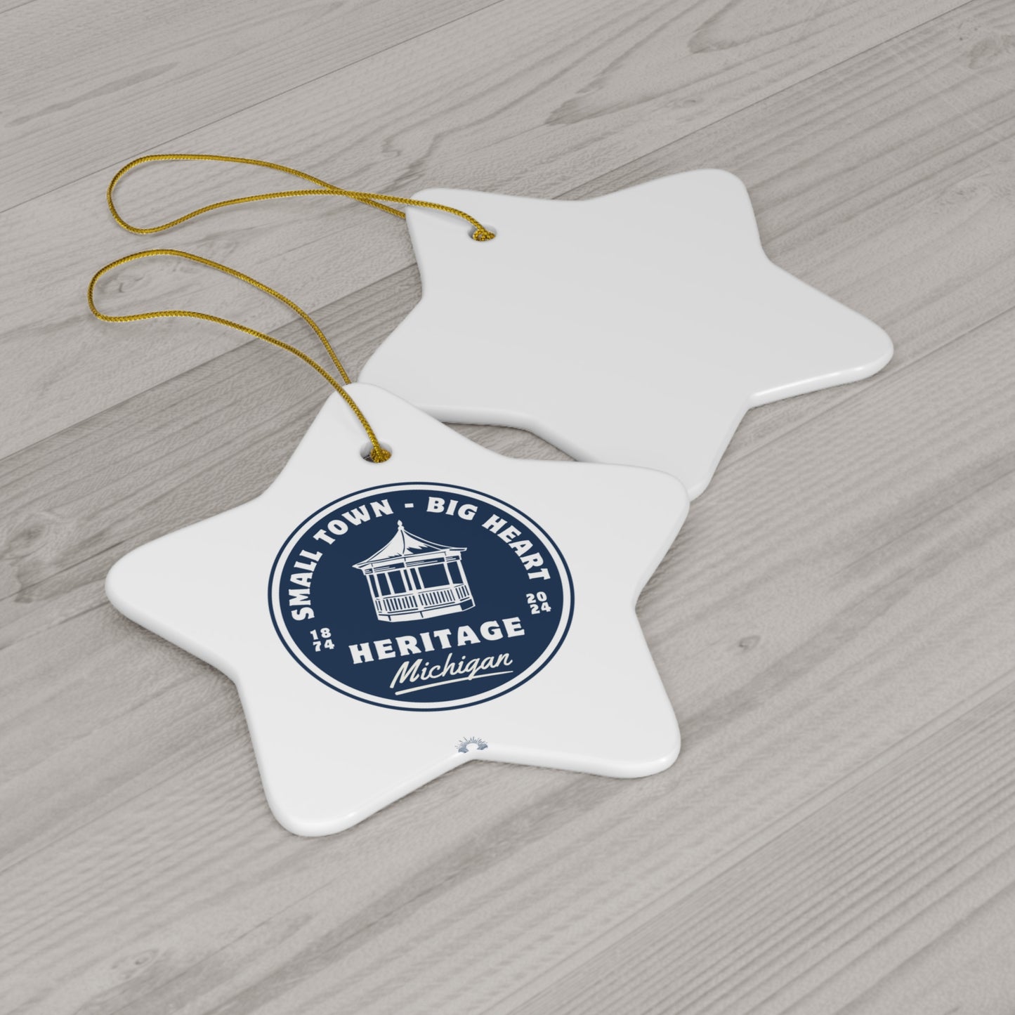 Small Town Big Heart - Heritage - Ceramic Ornament