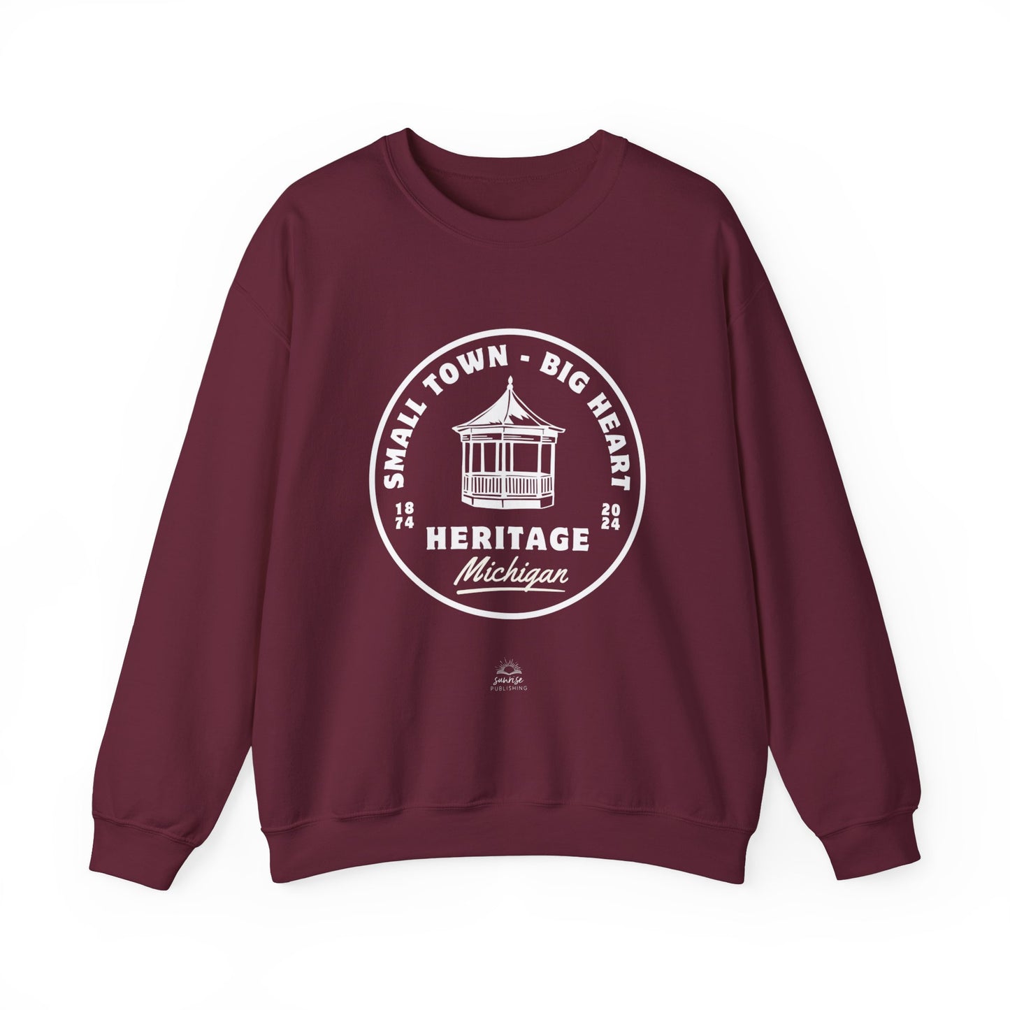 Small Town-Big Heart - Heritage- Unisex Heavy Blend™ Crewneck Sweatshirt