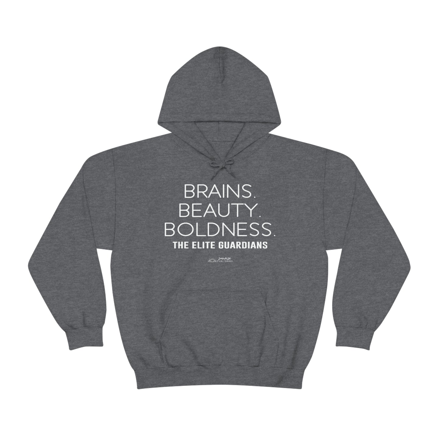 Elite Guardians "Brains. Beauty. Boldness." - Heavy Blend™ Hooded Sweatshirt