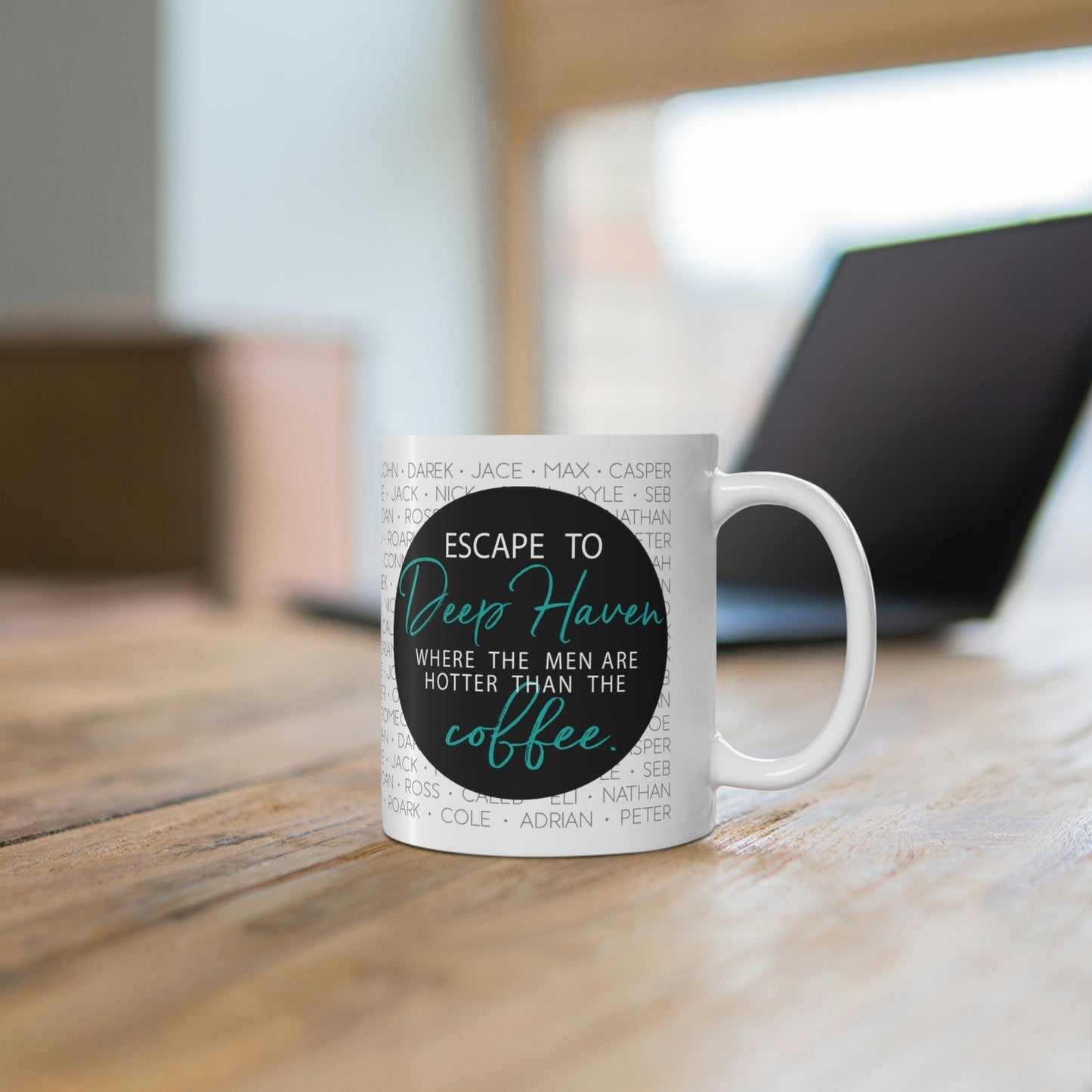 "Escape to Deep Haven." - White Mug 11oz