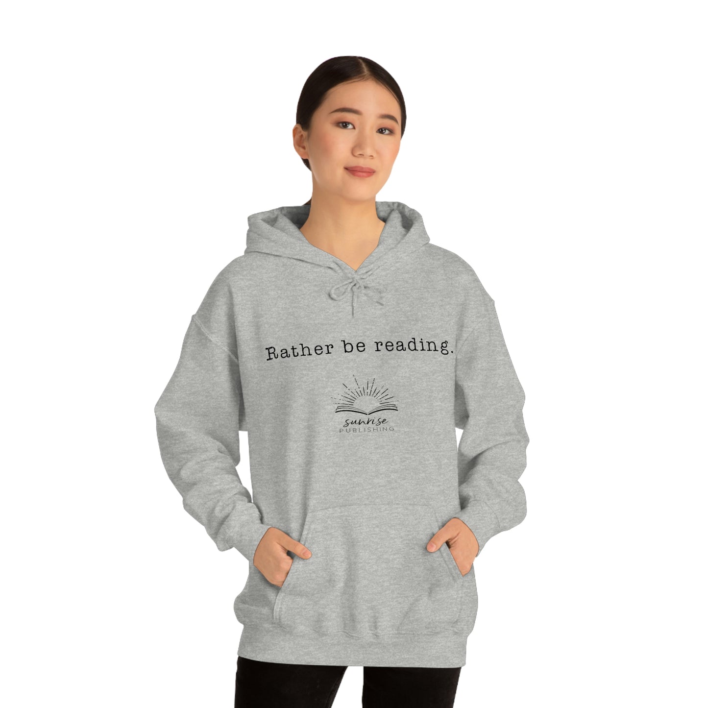 "Rather be Reading." - Heavy Blend™ Hooded Sweatshirt