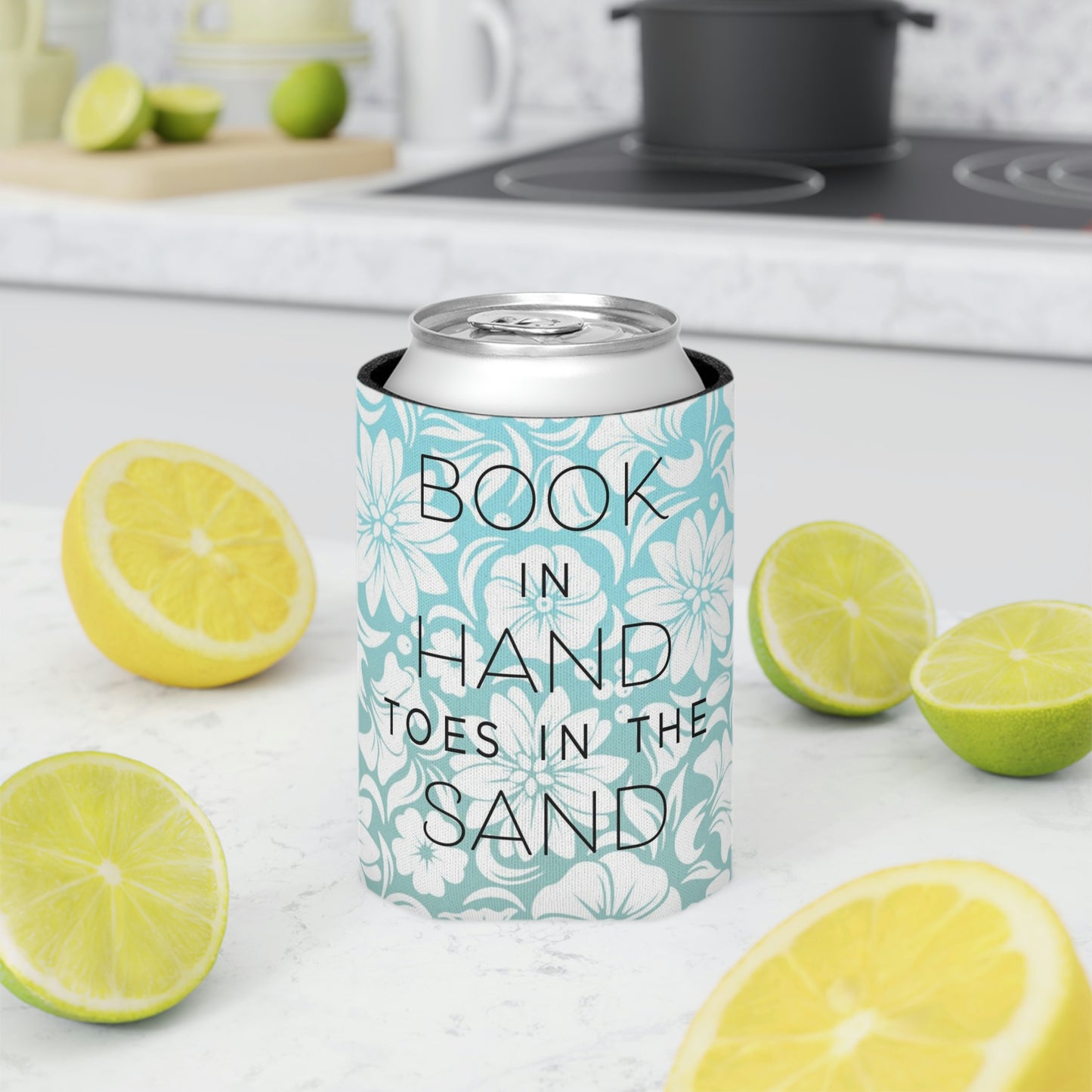 "Book in Hand" - Can Cooler