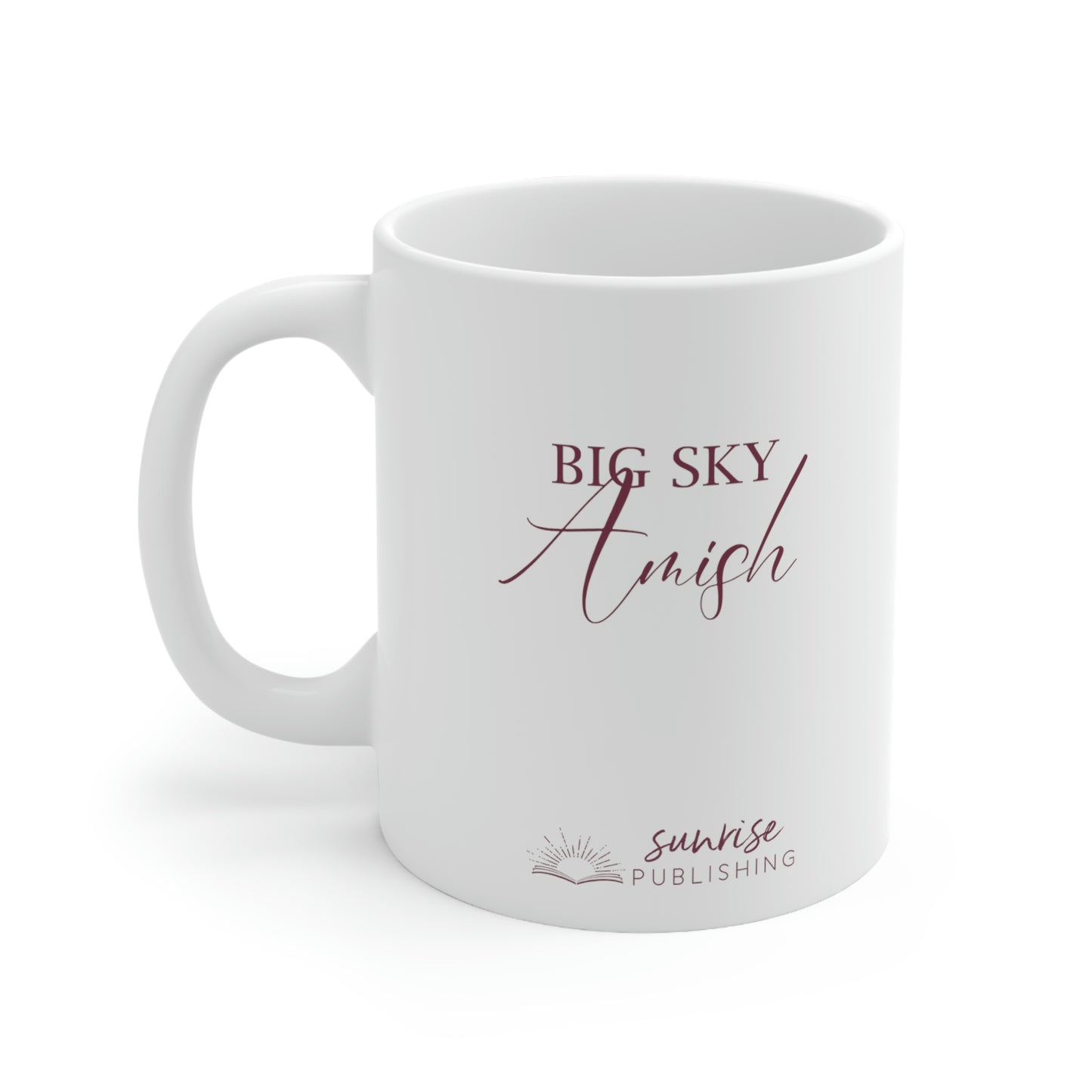 "Finding Home Finding Faith." [PINK] - White Mug 11oz