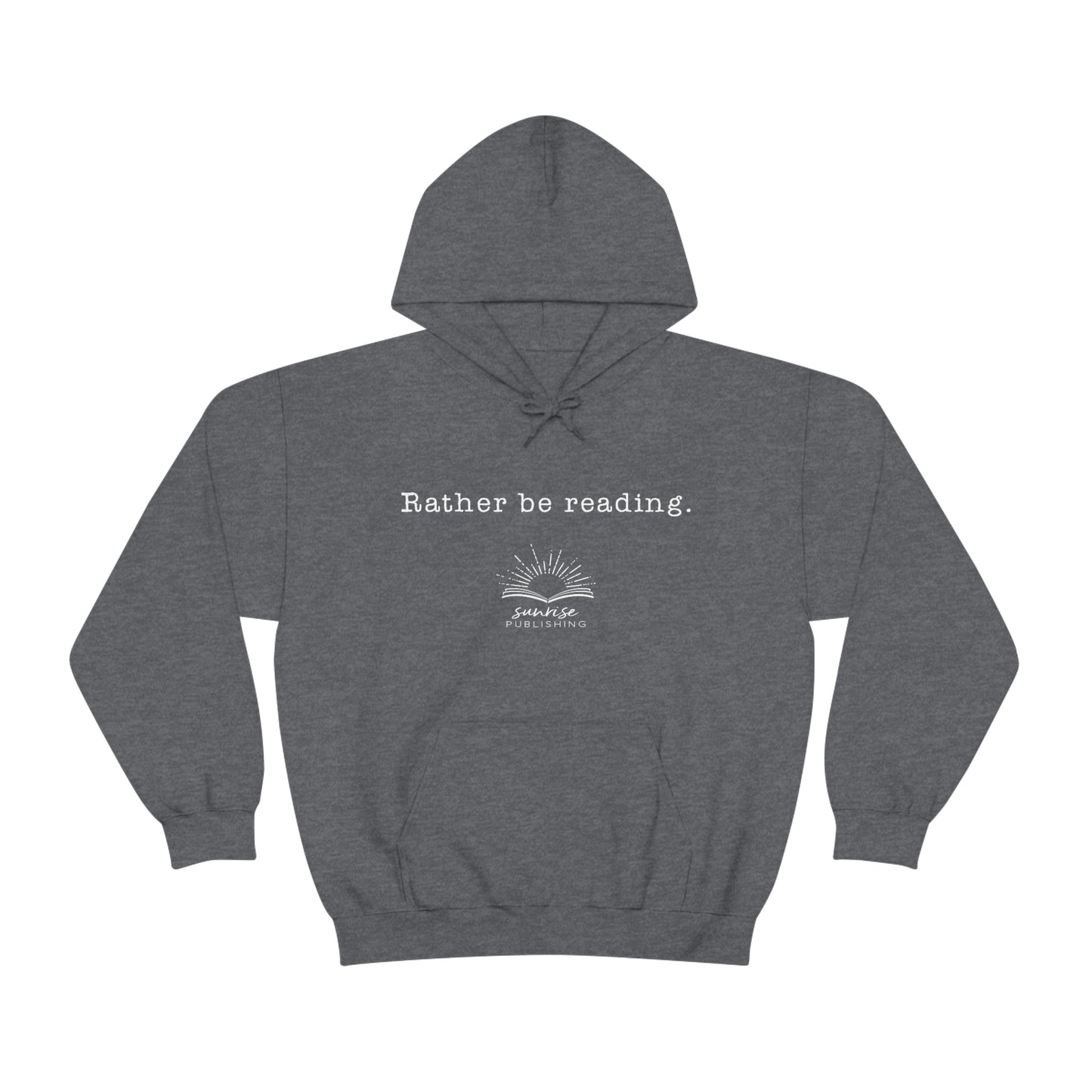 "Rather be Reading." - Heavy Blend™ Hooded Sweatshirt