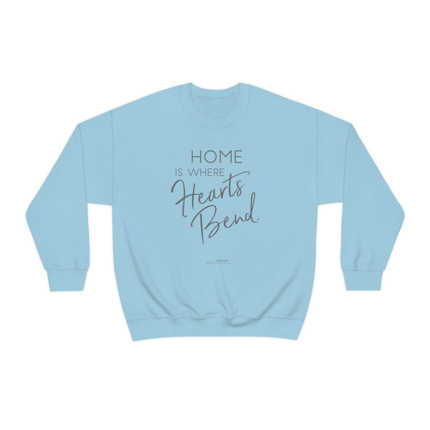 "Home is where the Heart Bends." - Unisex Heavy Blend™ Crewneck Sweatshirt