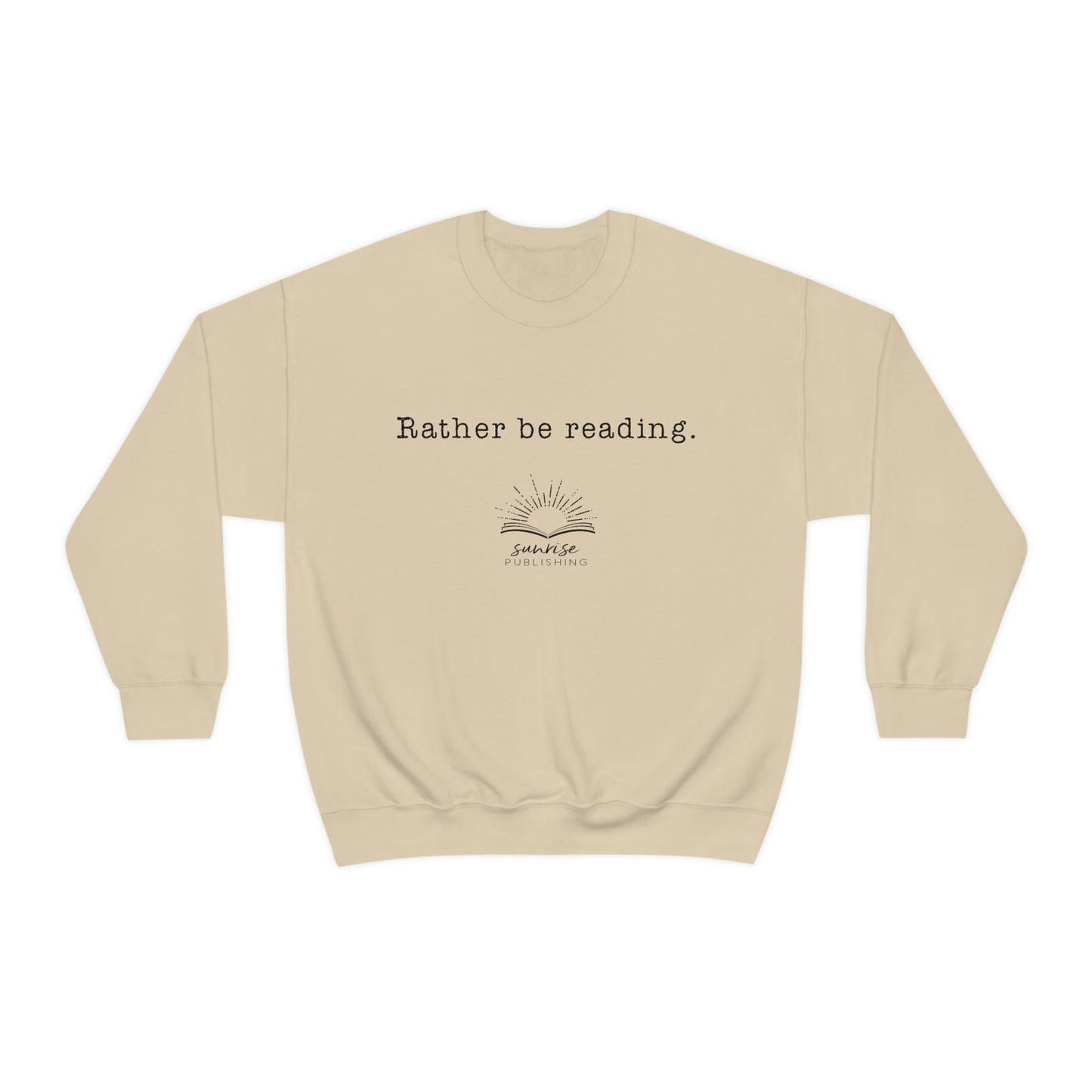 "Rather be reading." - Unisex Heavy Blend™ Crewneck Sweatshirt