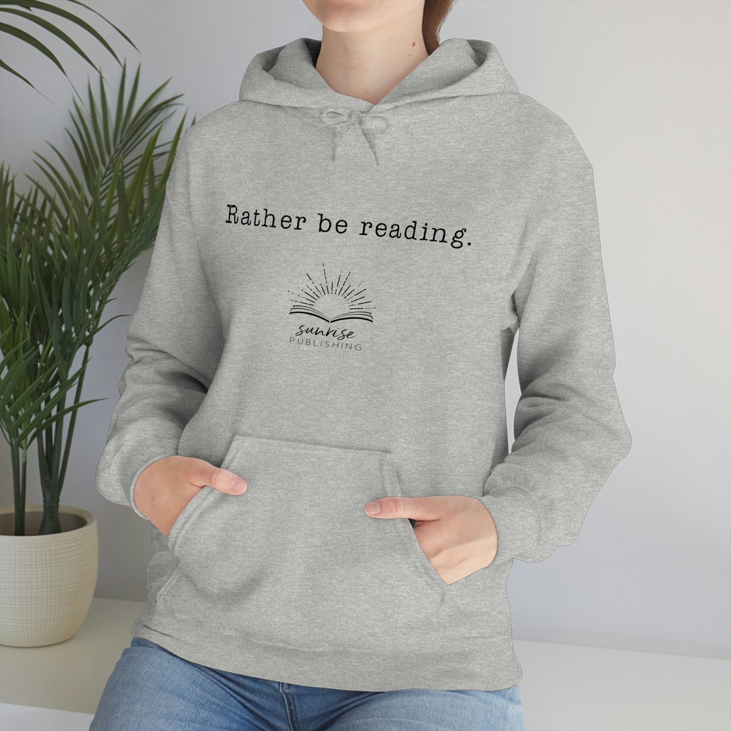 "Rather be Reading." - Heavy Blend™ Hooded Sweatshirt