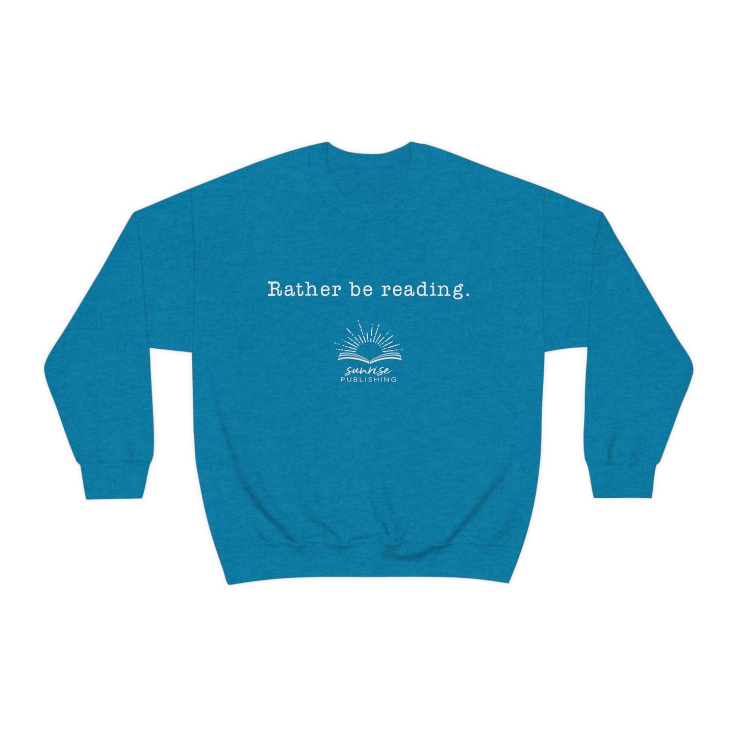 "Rather be reading." - Unisex Heavy Blend™ Crewneck Sweatshirt