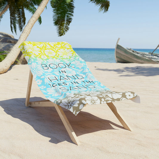 "Book in Hand" - Beach Towel