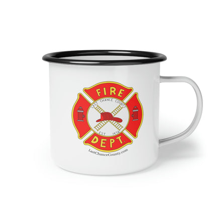 Last Chance County Fire Emblem - Enamel Camp Cup